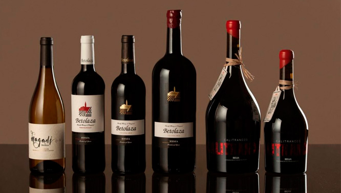 Colección de vinos Betolaza