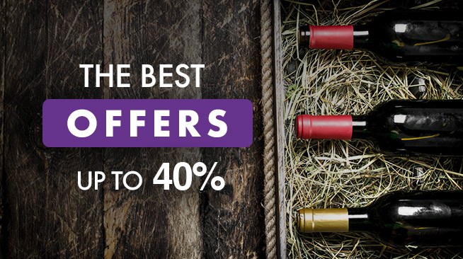 The best wine offers up to 40% of discount