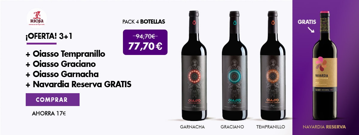 Oferta Oiasso | Regalo Botella Vino Navardia Reserva